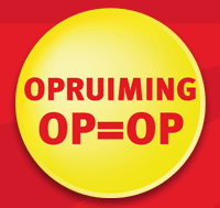 OPRUIMING OP = OP