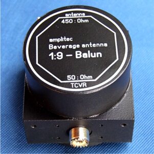 Amplitec Balun 1:9 100 Khz - 12.5 Mhz 2000 Watt PEP