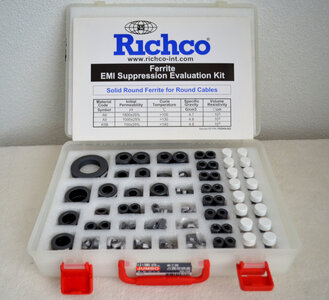 Richco FEDKN-002 Ferrite EMI Suppression Evaluation Kit