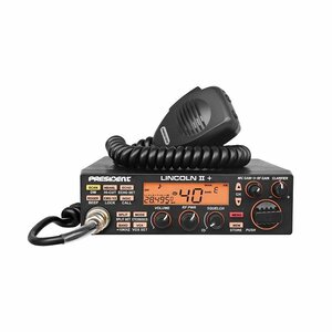 President LINCOLN-2+ CB Transceiver 40 Kanalen AM/CW 12W /FM 28W & SSB 35 Watt