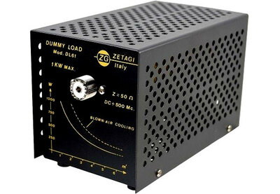 Zetagi DL-61 Dummy Load 0-500 Mhz SO-239 1000 Watt