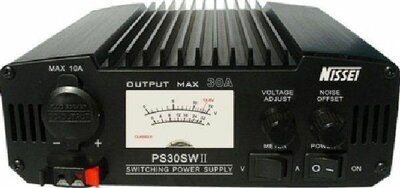 Nissei PS-30 SWII Voeding 9-15 volt 25A-30A Max & Noise Offset